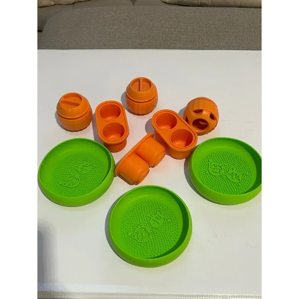 Dog Frozen Treat Toys & Dog Lick Bowls / 3 of each- New without tags